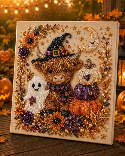 🔥UP TO 45% OFF – 👻✨ Halloween Pearl Art DIY Kit – Turn Tiny Pearls into Spooky-Cute Magic