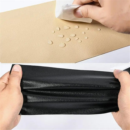 20"×40" All-Purpose Self-Adhesive Leather Repair Patch – Cut to Fit for Sofas, Car Seats & More