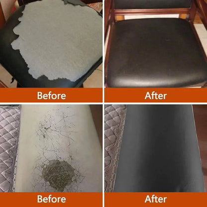 20"×40" All-Purpose Self-Adhesive Leather Repair Patch – Cut to Fit for Sofas, Car Seats & More