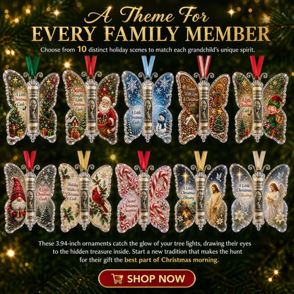 🦋 💵 Christmas Cash Gift Butterfly Ornament🎄 ✨