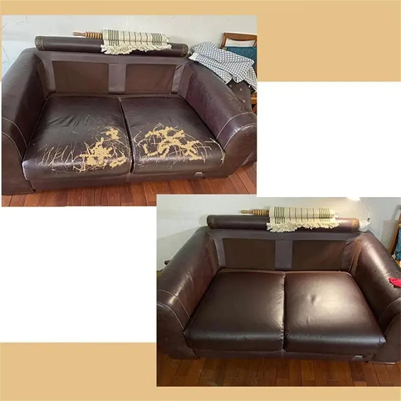 20"×40" All-Purpose Self-Adhesive Leather Repair Patch – Cut to Fit for Sofas, Car Seats & More