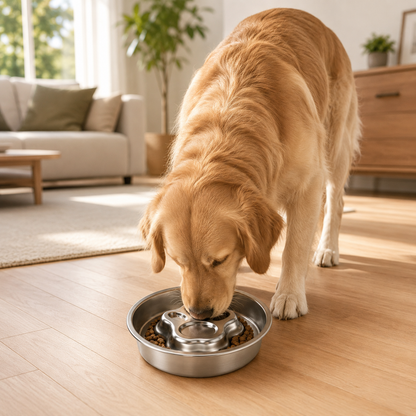 18CM Stainless Steel Paw Slow Feeder
