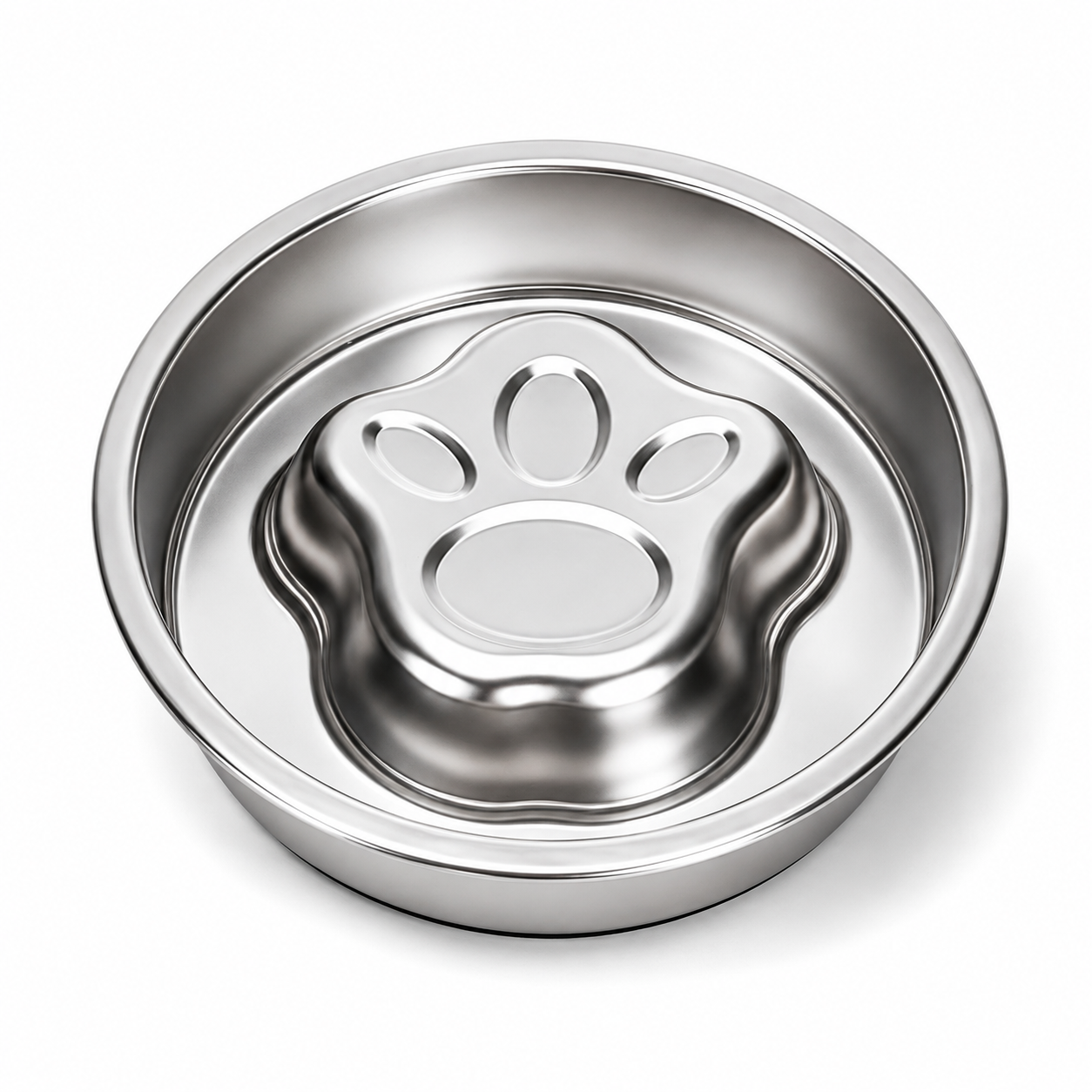 18CM Stainless Steel Paw Slow Feeder