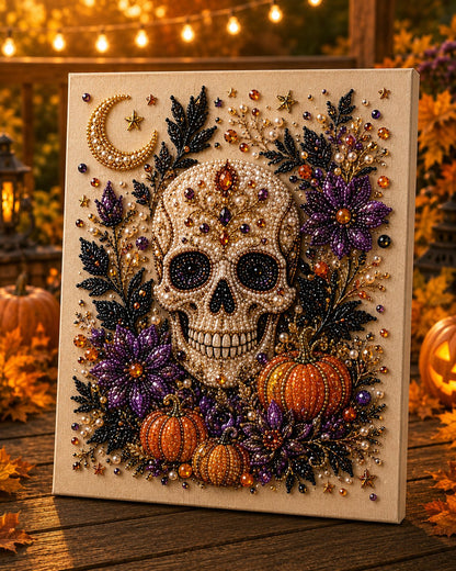 🔥UP TO 45% OFF – 👻✨ Halloween Pearl Art DIY Kit – Turn Tiny Pearls into Spooky-Cute Magic