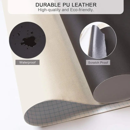 20"×40" All-Purpose Self-Adhesive Leather Repair Patch – Cut to Fit for Sofas, Car Seats & More