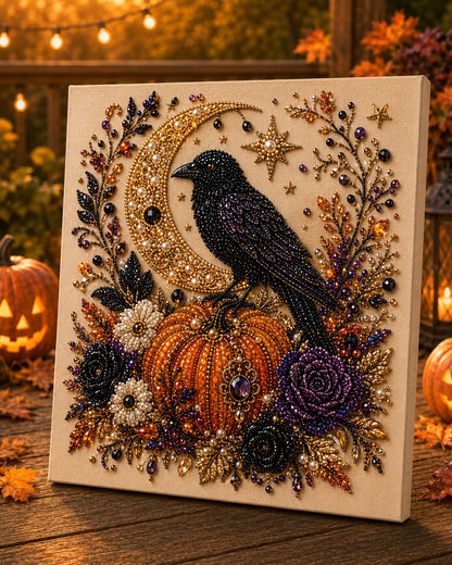 🔥UP TO 45% OFF – 👻✨ Halloween Pearl Art DIY Kit – Turn Tiny Pearls into Spooky-Cute Magic