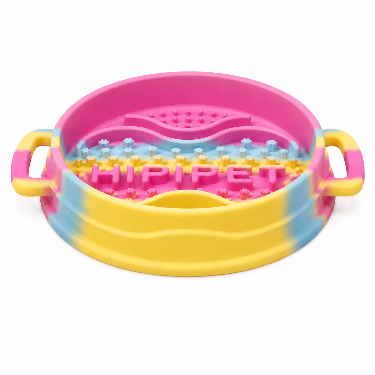 Pastel Silicone Slow Feeder Bowl