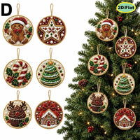 Round Ornament Set D · 6PCS