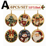 Round Ornament Set A · 6PCS