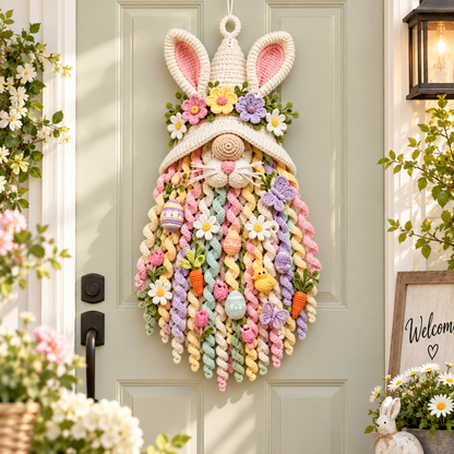 Easter Bunny Crochet Door Hanger DIY Kit